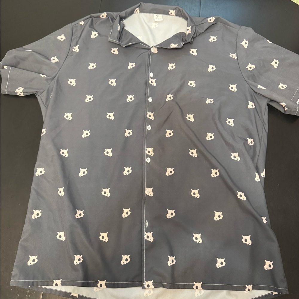 Mens Pokemon (Cubone) Button Up